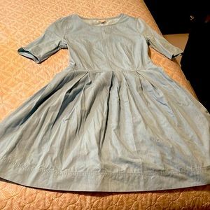 Gap Denim flare Dress size 0 NWT